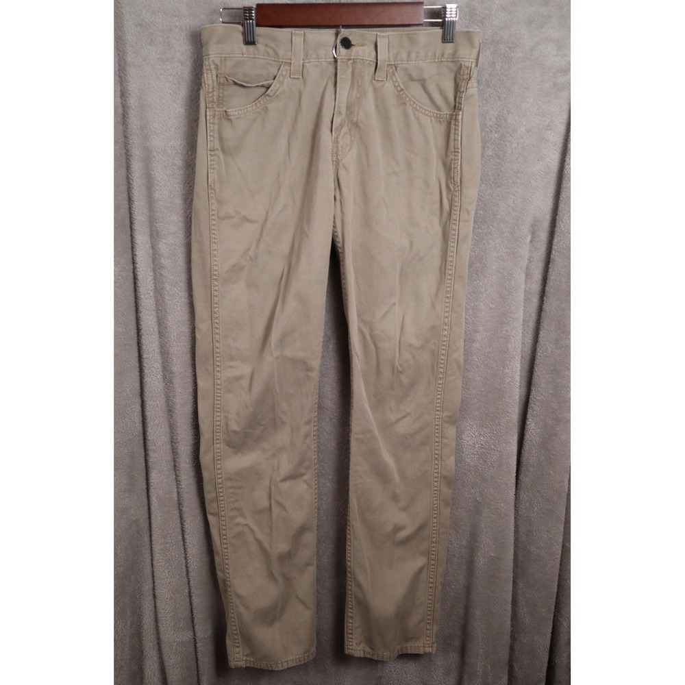 Levis 511 Slim Fit Tan Pants Mens Size 30x32